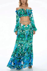 Adelise Off Shoulder Floral Skirt Set | Dress In Beauty